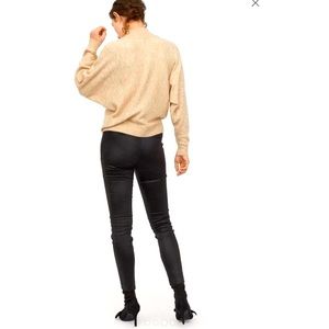 H&M shimmer high-wasted leggings/ jeggings dress pants size 10